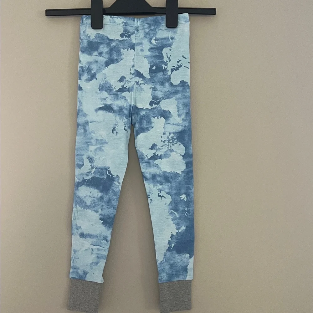 Honest Baby Blue Patterned Cotton Pajama Set 5T - Picture 6 of 7